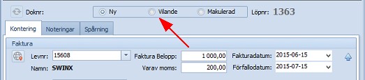 Reg fakt vilande
