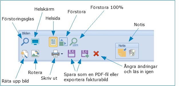 Grunder verktygsfält-ikoner